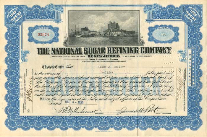 National Sugar Refining Co.